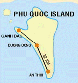 Carte de Phu Quoc